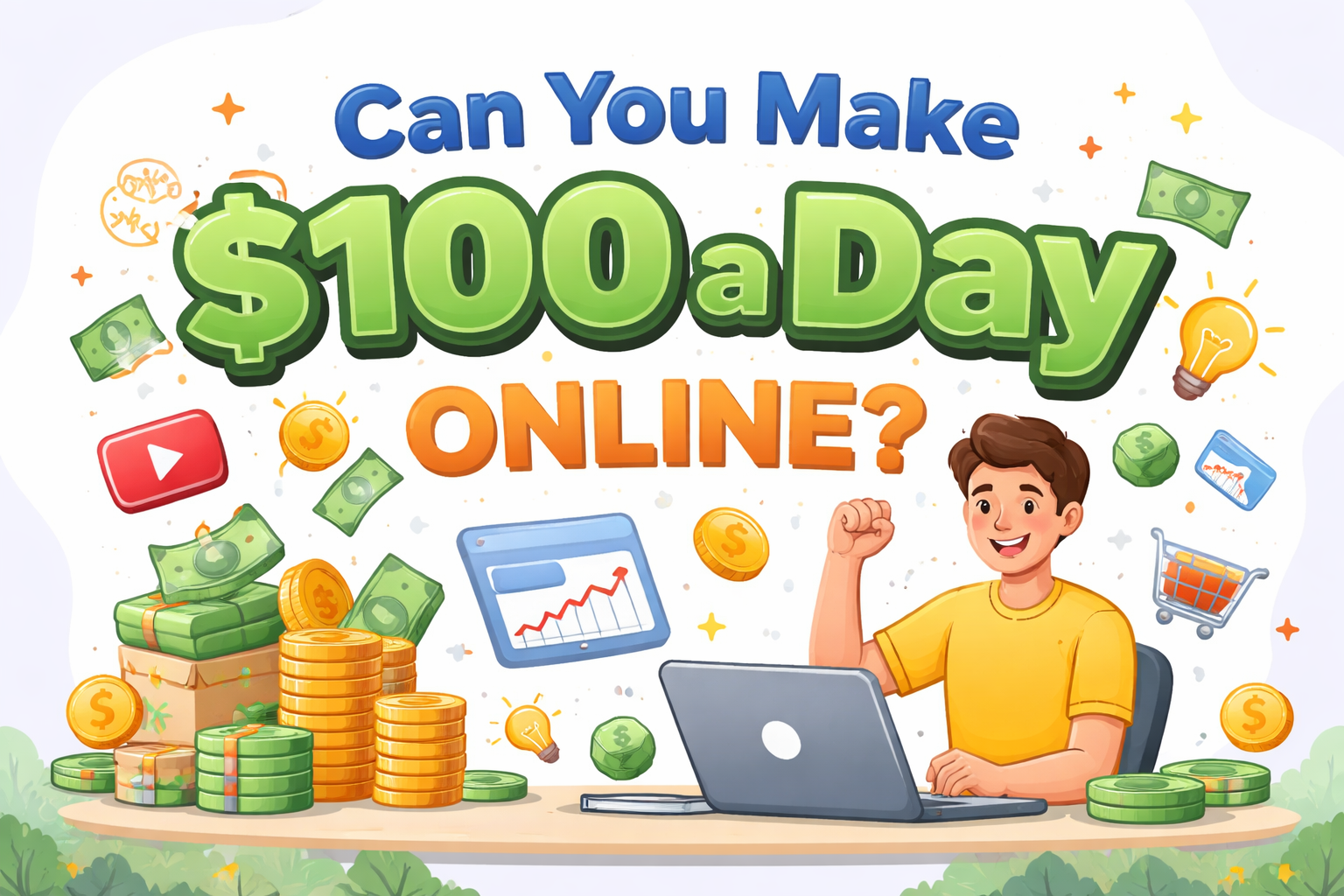Can you make $100 a day online?
