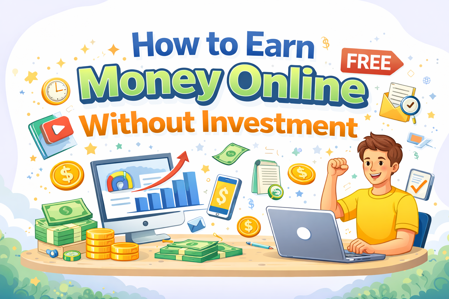 How to earn money online without investment