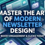 Modern newsletter design